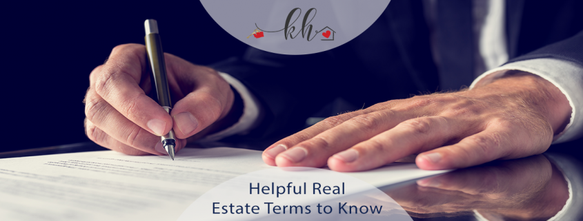 helpful real estate terms to know