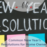 New Year’s Resolutions for Home Owners