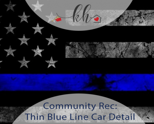 thin blue line car detail